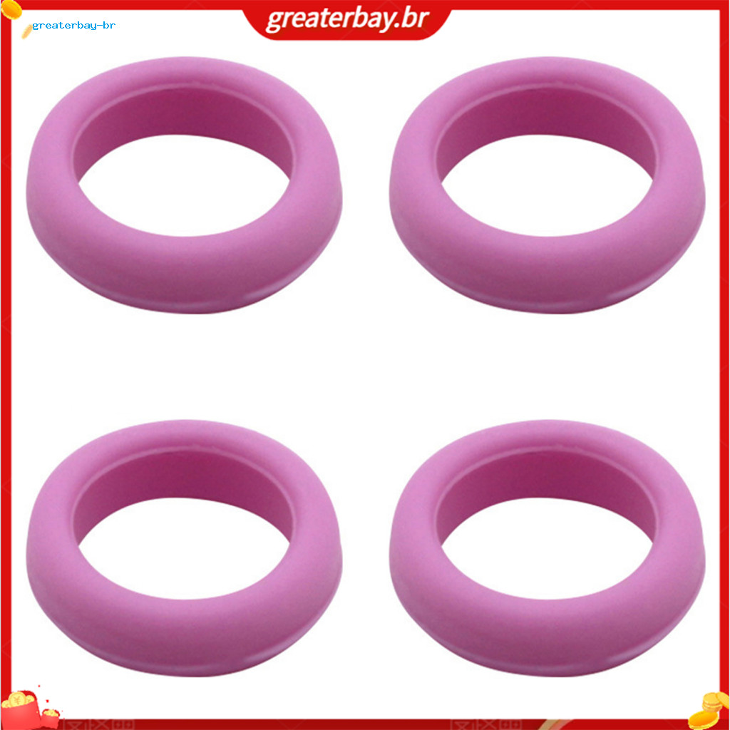 4pcs Silicone Straw Holder Seal Rings for Glass Metal Straws – Universal Anti-breakage Leak-proof Stopper for Tumblers