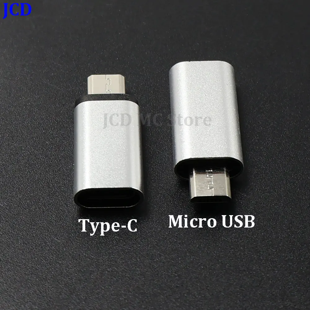 1/3/5PCS Silver Micro USB to Type C Phone Converter Adapter For Smart Phone IOS to Type C/Micro USB Adapter For Samsung Xiaomi