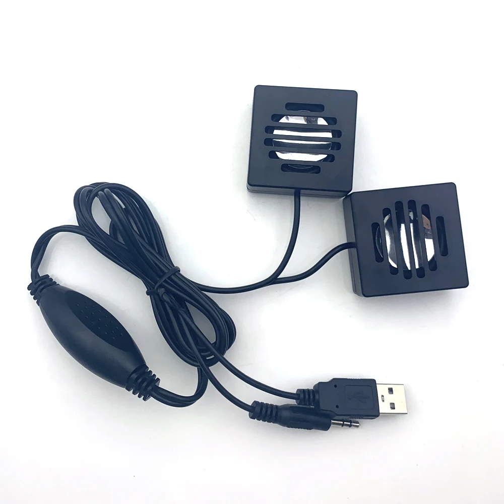 Wired Mini USB Speaker Outdoor Portable Home Subwoofer Universal Stereo Surround Stereo Dual-band Balance for Laptop Notebook