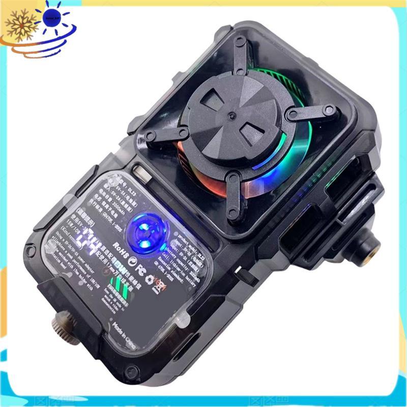 [Le's Shop] DL23 Semiconductor Phone Cooler Display Digital Controle De Temperatura Dual Live Streaming Mount Holes Resf