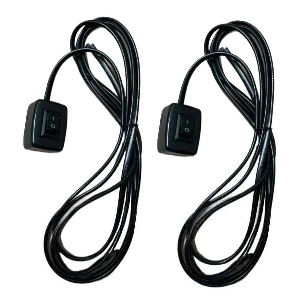 Universal Car Switch Paste Type Toggle Switch Mini Button with Cable 50cm-200cm DC 12V 24V for Fog Ring Drive Lights Neon Lights