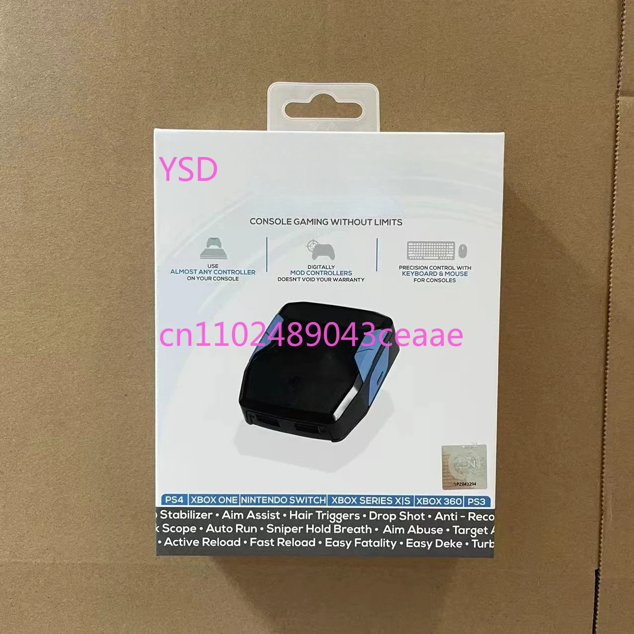 New Cronus Zen for PlayStation/Xbox/Series S/X/NS Switch/PC Console Controller Mouse & Keyboard Converter Adapter