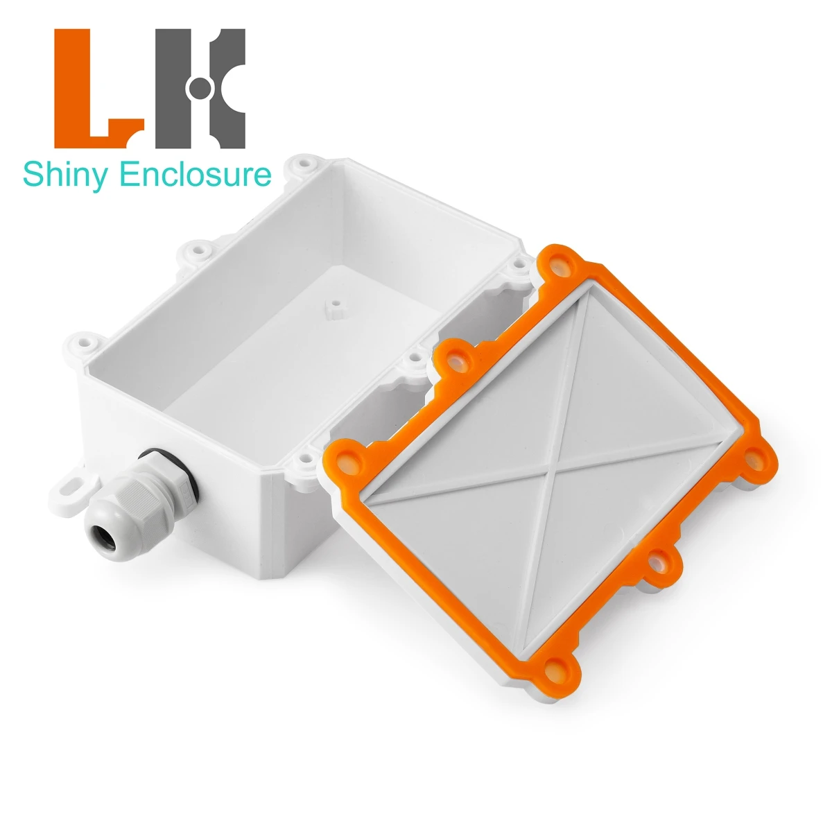 IP68 PC Flame Retardant Junction Box 120x70x48mm Waterproof Plastic Electric Housing Outdoor Led Lighting Junction Boxes