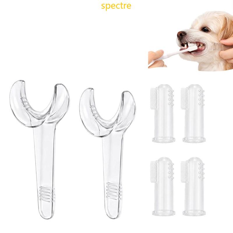 spe Pet Brushing Aid Ajudante Limpeza Dentes Para Cães E Gatos Uso Doméstico