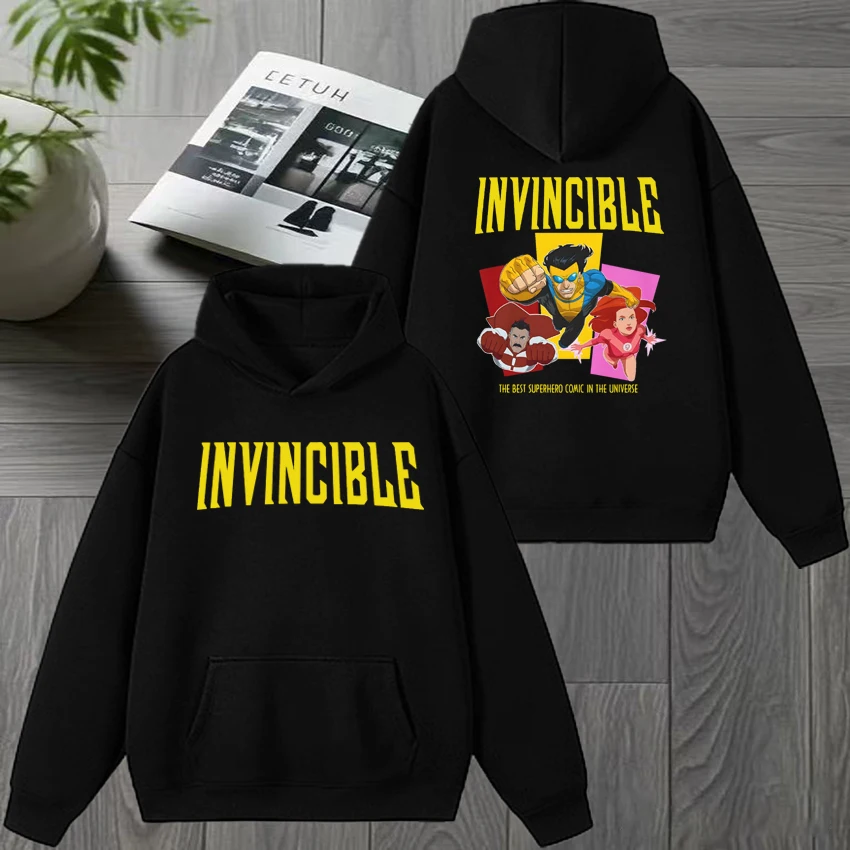 Hot Sale Invincible harajuku fashion Graphics Winter Hoodies Men women comics popular Fleece Sweatshirt Unisex Casual pullovers