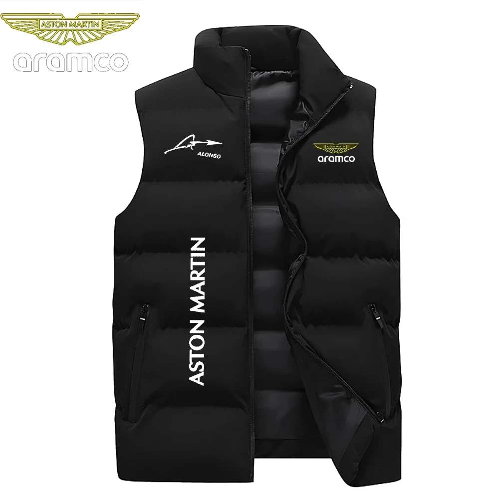 Aston Martin Racing Driver Printed Men's Vest Jacket Casual Fashionable Outdoor Sports Spring Autumn Collection 2026