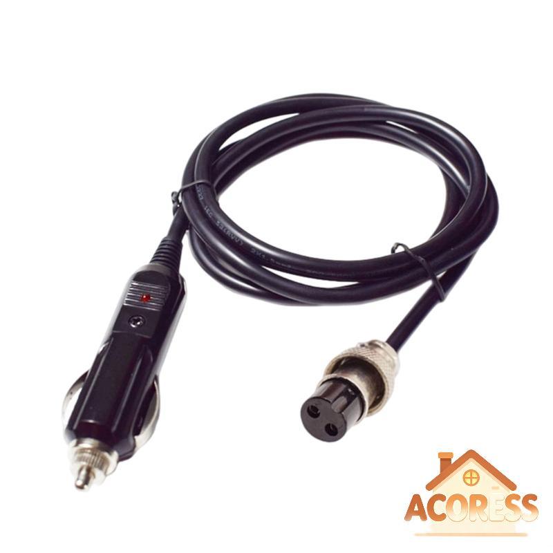 Cabo De Alimentação Para Veículo ACO * 12V-24V 15A 180W Com Substituição De Trabalho Final Fêmea GX16 De 2 Pinos