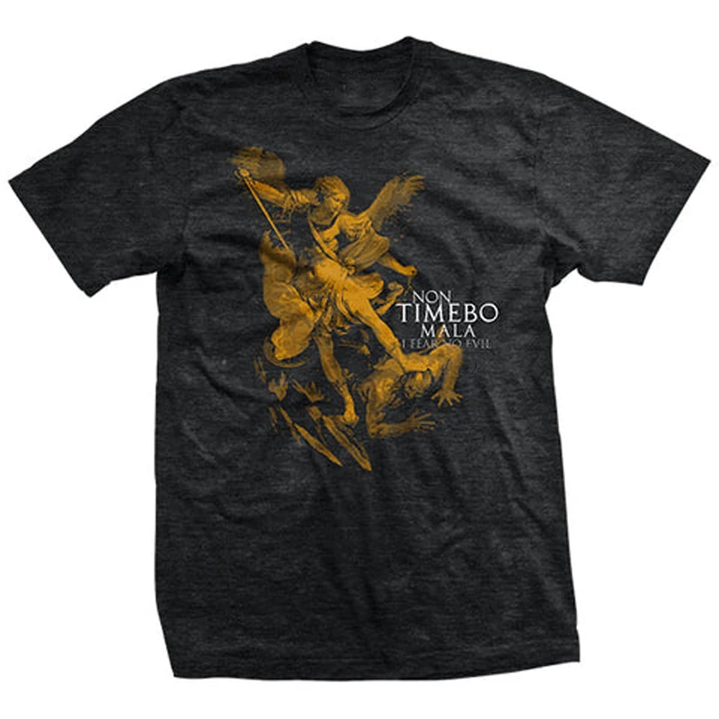 The Archangel St. Michael Is The Protector Saint of Warriors, Paratroopers, and  Officers T-Shirt. Premium Cotton Shirt
