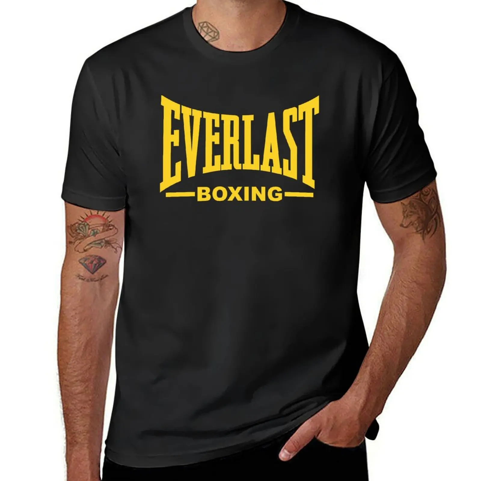 Everlast Yellow Boxing T-Shirt customs design your own sublime fitted t shirts for men