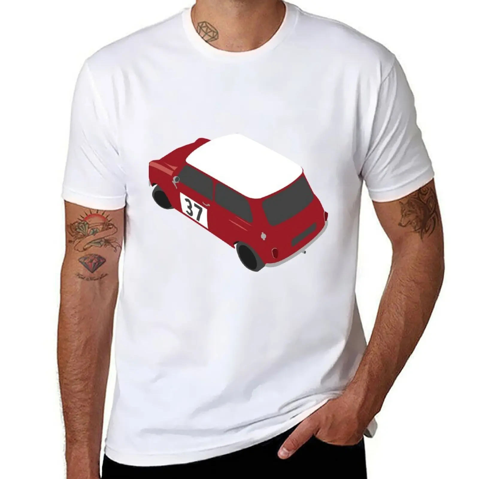 Austin Mini Cooper Rally Car T-Shirt t shirts cotton 100% t shirts for man cotton funny T-Shirt