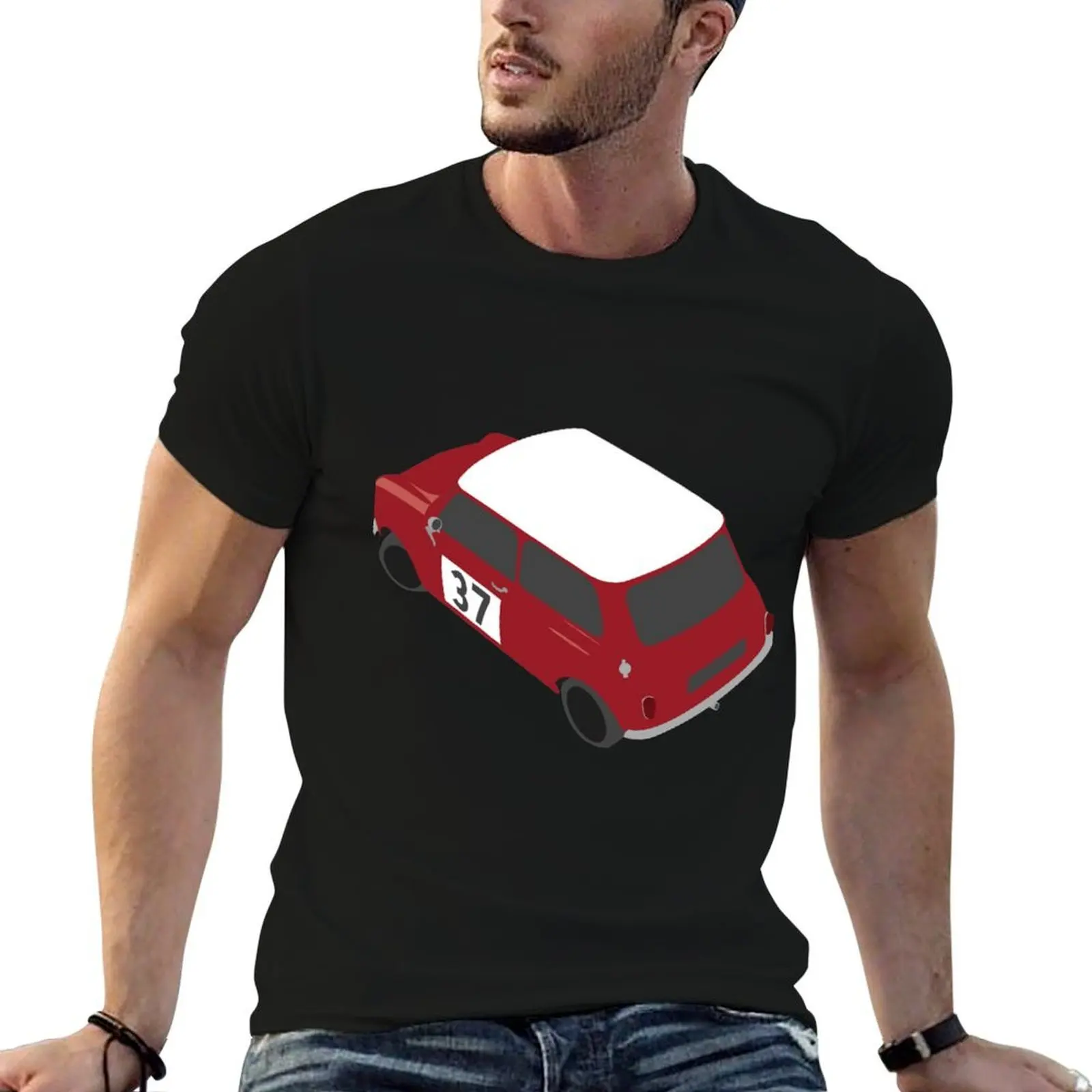 Austin Mini Cooper Rally Car T-Shirt g man t shirts for men cotton t shirt man t shirts for man cotton T-shirt