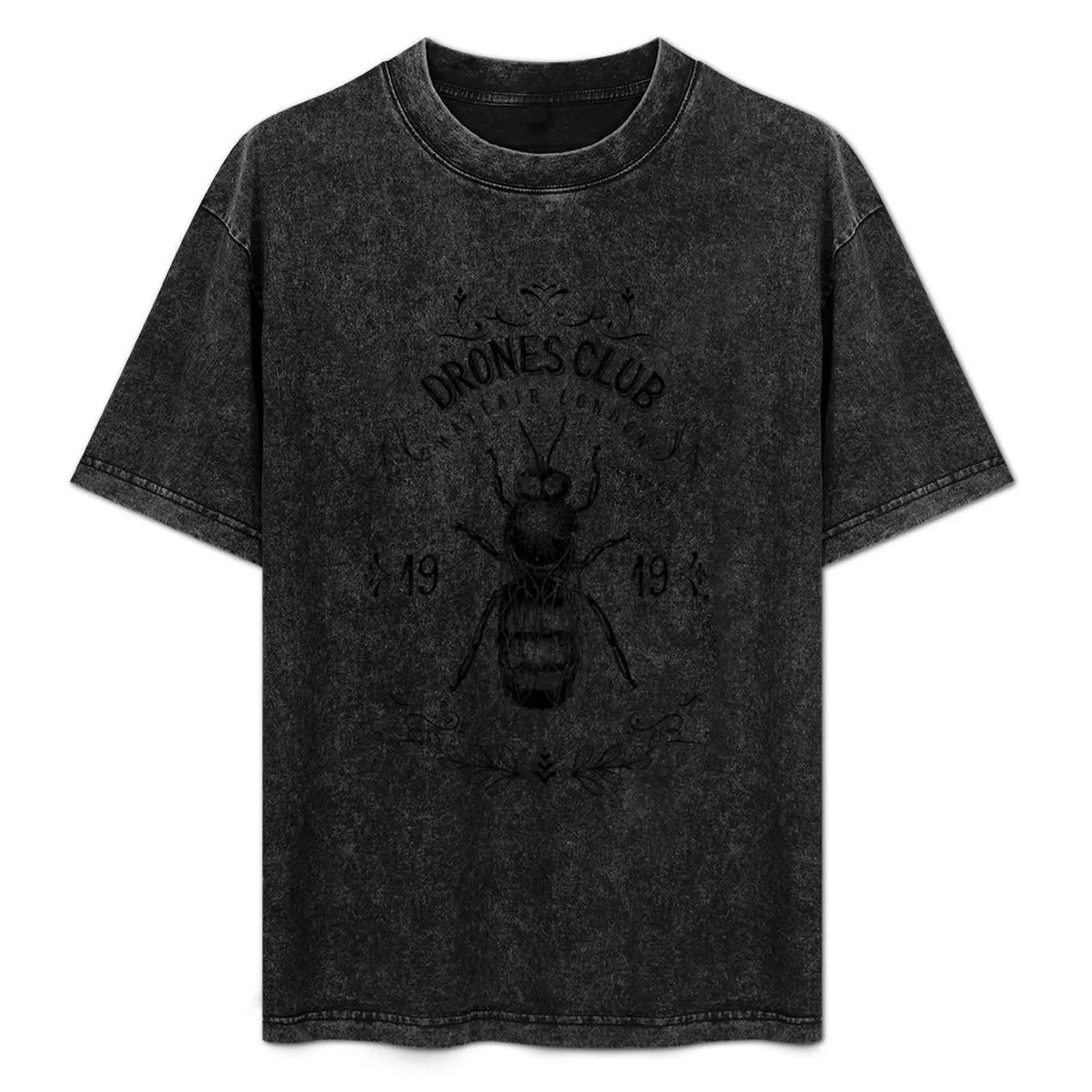 Drones Club, est. 1919 in Mayfair, London Wodehouse Inspired, Wooster Approved Premium T-Shirt Big and Tall Basic Tee Shirt