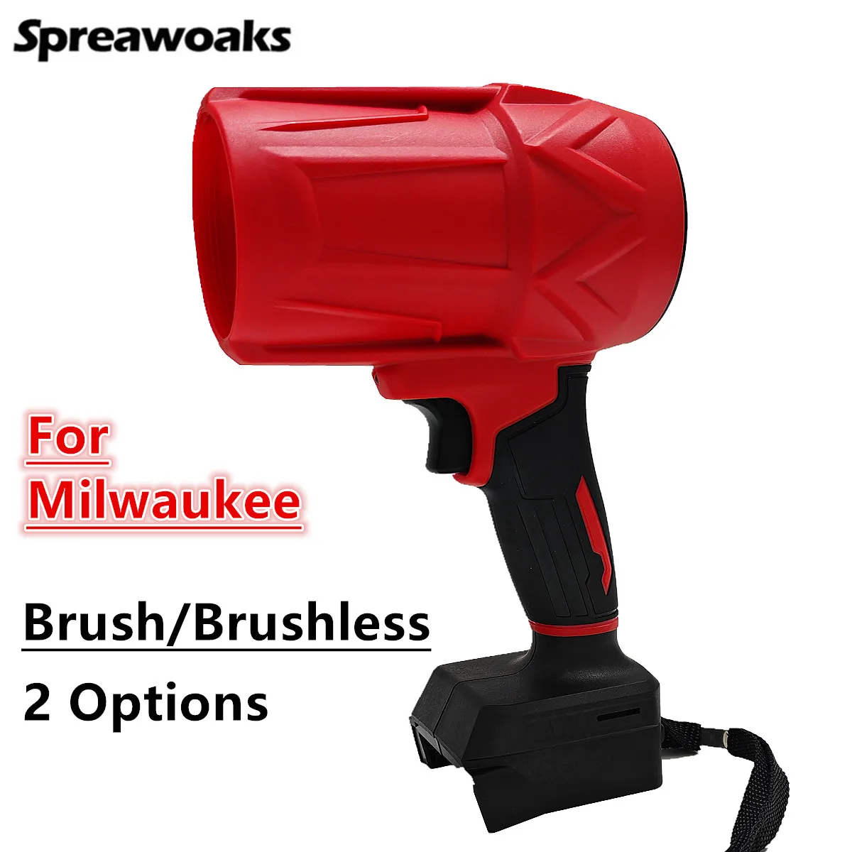 For Milwaukee 18V Battery Electric Air Blower Jet Turbo Fan Portable Violent Fan High Speed Air Duster Leaf Blowing Power Tools