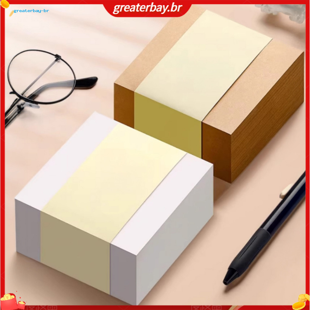 Sticky Notes 4x4 Inch Self-adhesive Cube Memo Pads 400 Sheets Per Pad Perfect for Office School Home Use – Durable Bri