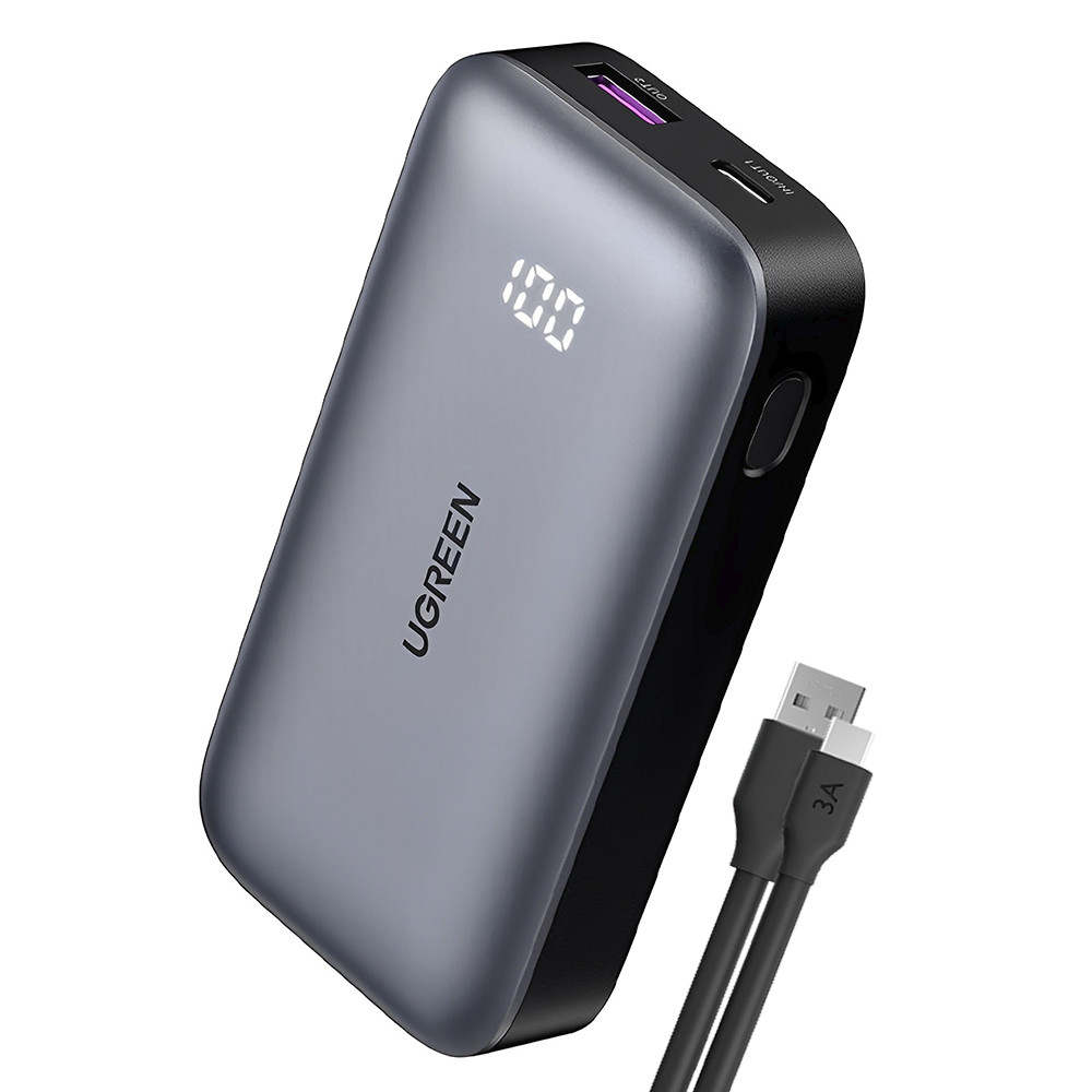 Power Bank Ugreen 10000mAh Portátil Máx. 30W   +Cabo (K-7454-5887)