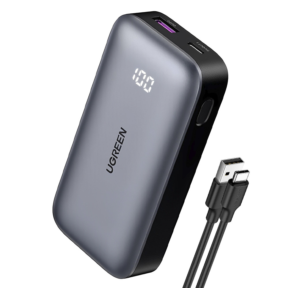 Power Bank Ugreen 10000mAh Portátil Máx. 30W   +Cabo (K-7454-3082)