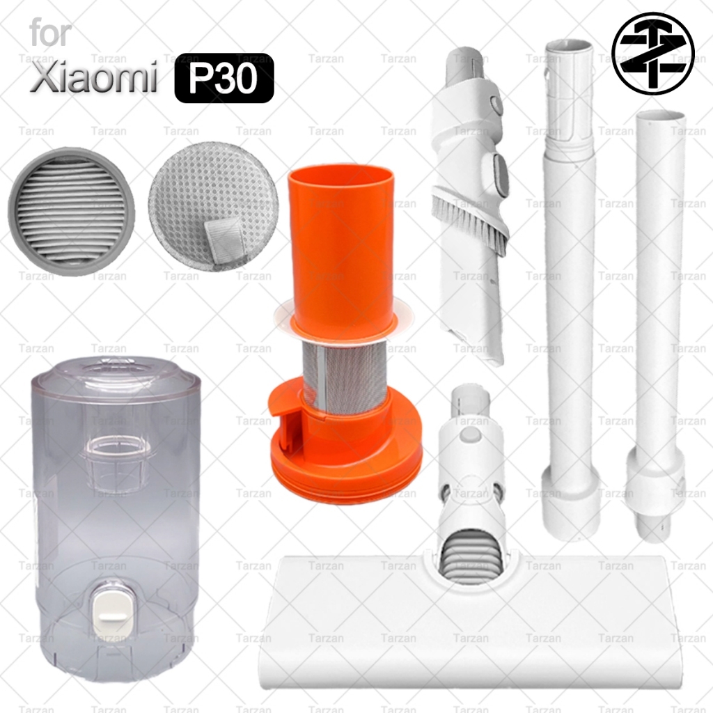 Para Xiaomi P30 Aspirador De Pó Robô Acessórios De : Escova De Piso De Ar , Hastes De Extensão , Tela De Pré-Filtro , El