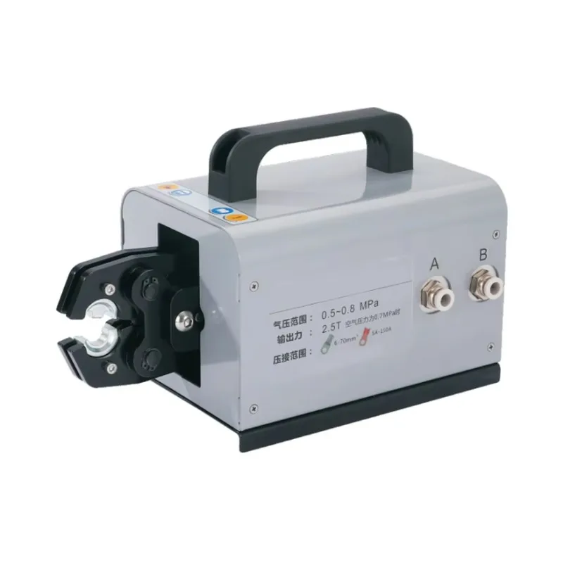 SR-3FN  6-70mm2 Pneumatic Wire Terminal Crimper Machine Semi-automatic Portable Usb Cable Crimping Tool