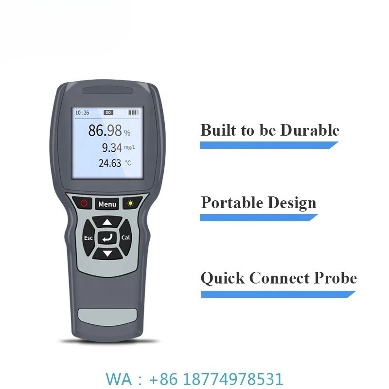 Electrode Method Tester for PH ORP EC DO Turbidity Wastewater Portable Multi-Parameter Water Quality Detector 6 in 1 Probe