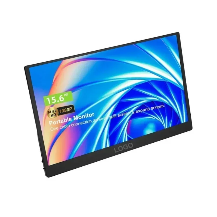Latest Design Portable Computer Monitors 15.6 Inch HD Screen Display Durable Speakers Gaming Laptop Monitor