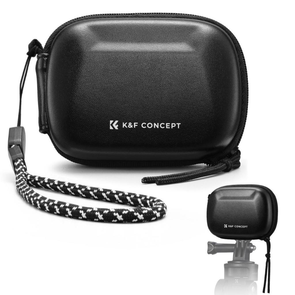 K & F Concept Mini Hard Shell Action Camera Case Bolsa De Armazenamento Portátil Com Alça De Mão Para DJI Osmo 6/3/4/5 P