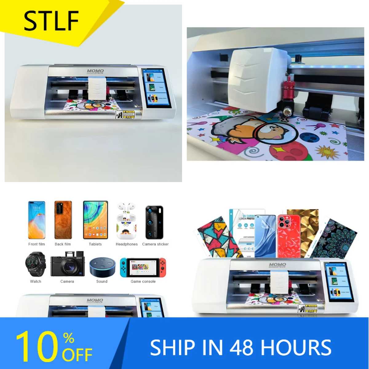 WJW Smart Touch-Screen PC Film Cutting Machine for Mobile Phones Cameras Smart Watches-TPU Hydrogel Screen Protectors