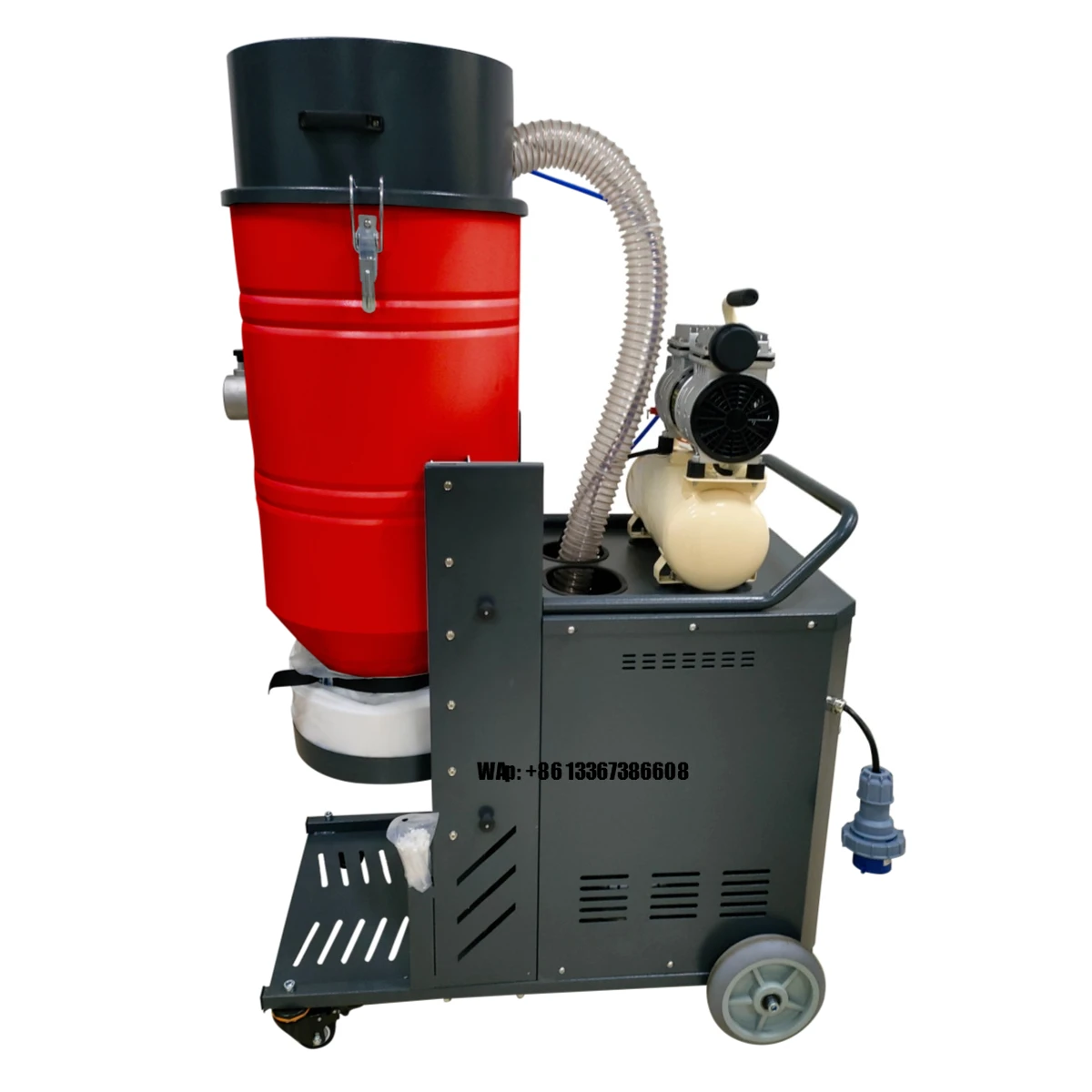Equipped with  automatic vacuum cleaner for concrete grinding and polishing