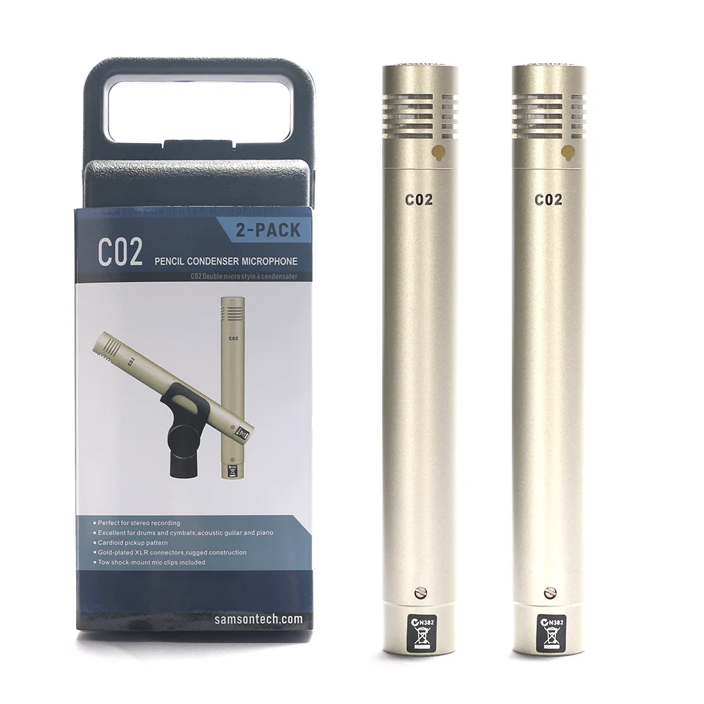 Top Quality C02 C 02 Suspension Pencil Shockproof Clip Dynamic Pc Wired Gaming Computer Microphone for Drum Musical Instrument