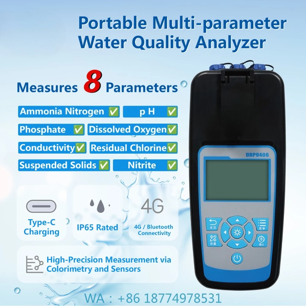 Analyzer Kit - Multi-Parameter Testing for Aquarium, Pool & Lab Handheld Digital Water Quality