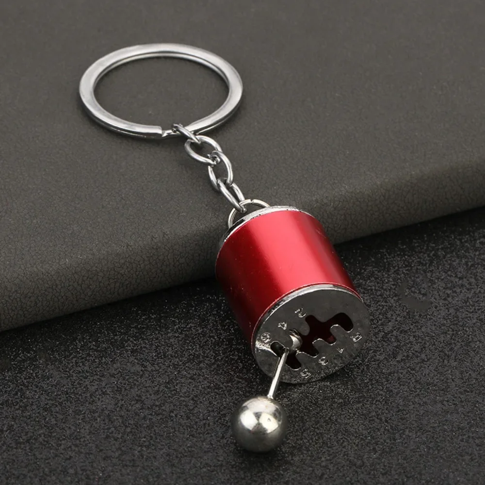 Creative Metal Mini Car Parts Manual Transmission Keychain Auto Enthusiast Keyring Accessories Key Ring Chain for Men Lover Gift