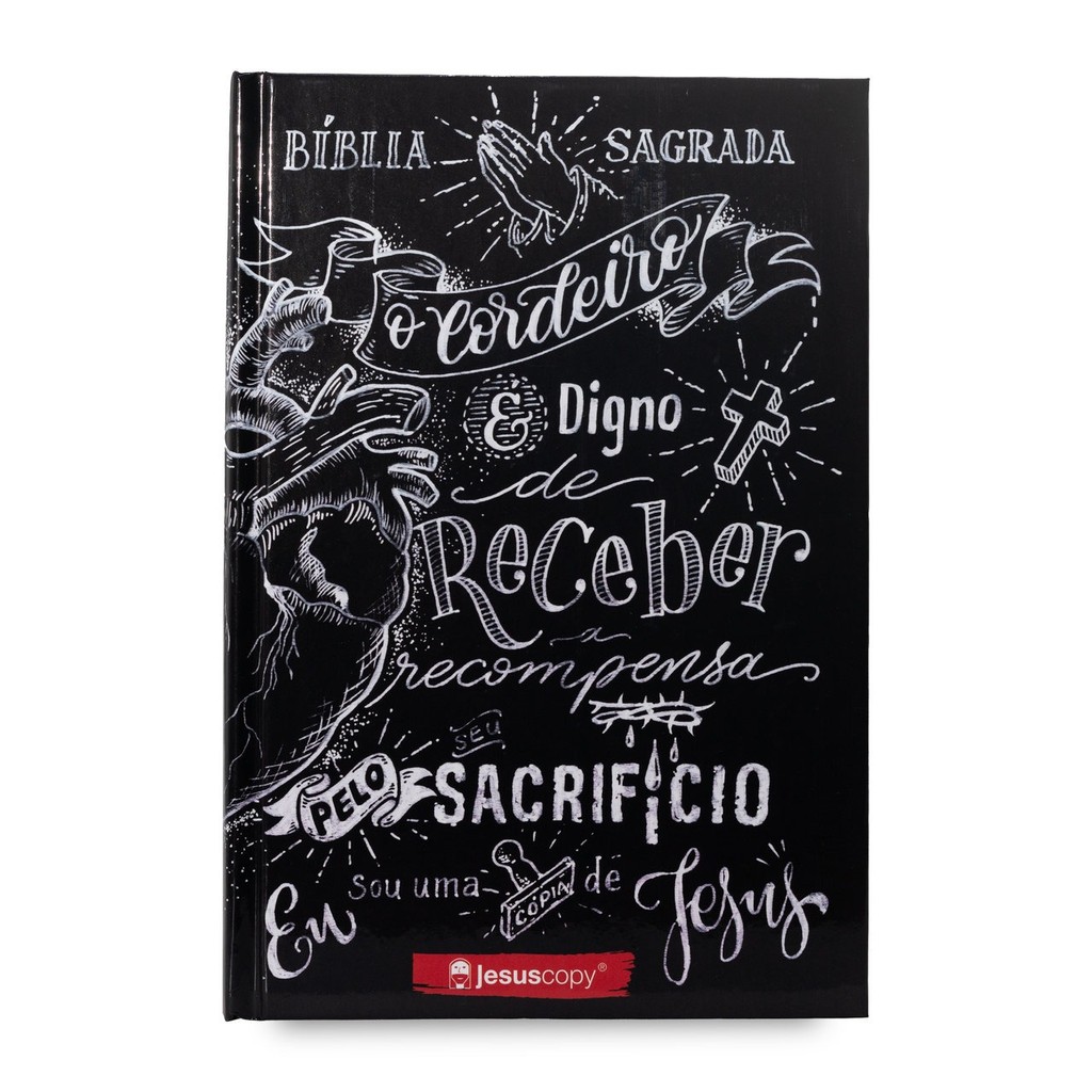 Bíblia Sagrada NVI Jesus Copy | Letra Normal | Capa Dura | Lettering