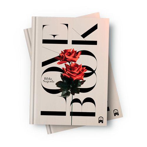 Bíblia Love Book Rosa | Livro do Amor | NAA | Jesus Copy | Capa Dura