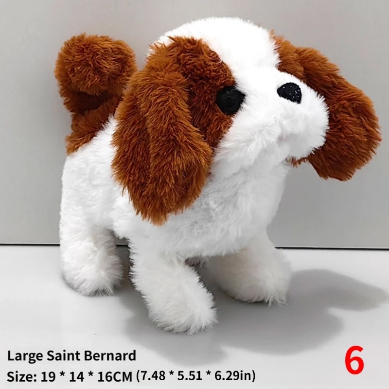 Estone Kids Electric Pet Companion Plush Dog Brinquedo Interativo Aniversário
