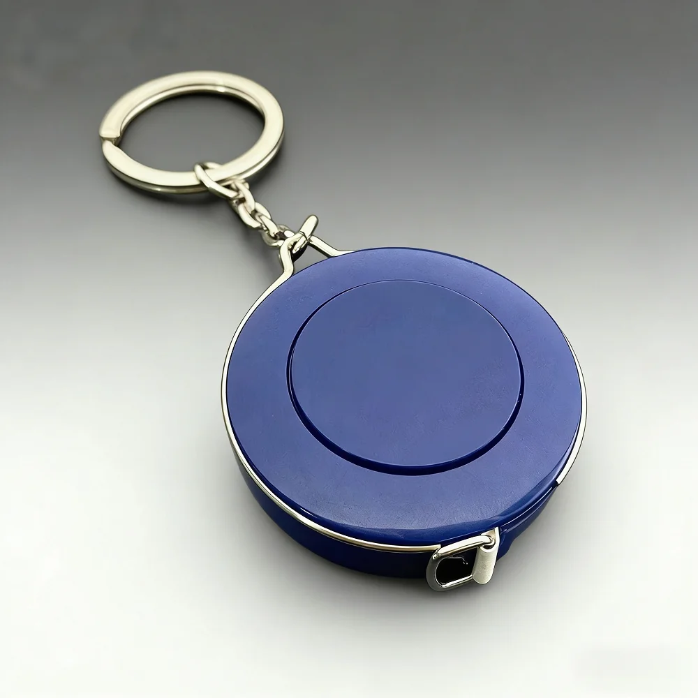 Mini RetractableTape Measure Keychain 1M Portable Soft Ruler Pocket Measuring Tape For Sewing Custom Key Ring Promotional Gift