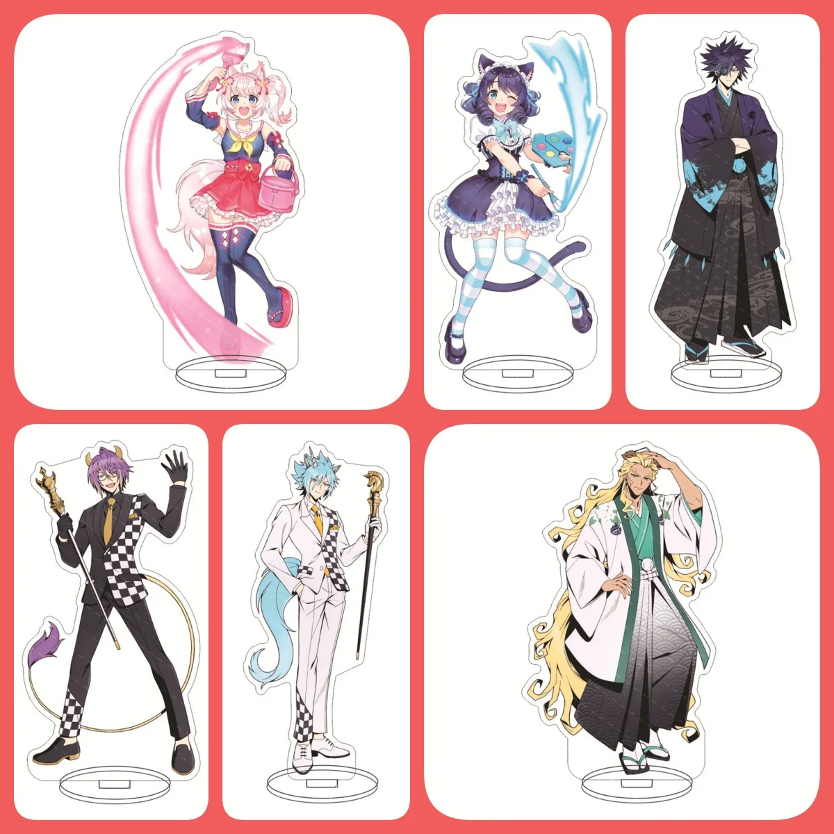 Anime SHOW BY ROCK!! Acrylic Stand Tabletop Home Ornaments keychain Accessories Student Decoration Girls Boys Holiday Gift