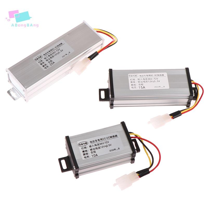 Abongbanghn 36/48/60/72V A 12V 10A 15A 20A 180W Conversor De Veículo Elétrico Transformador De Energia Elétrica