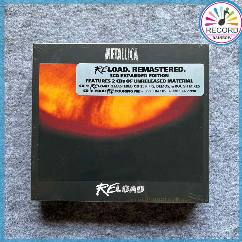 CD Metallica Reload Remastered Expanded Edition Lacrado