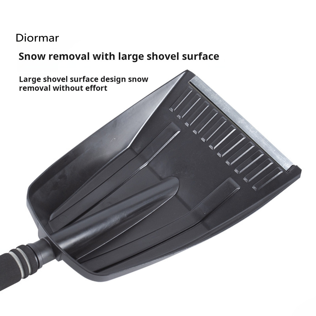 Adjustable Length Snow Shovel Car Foldable Portable Emergency for Driveway Camping Garden – Lightweight Durable for Mu