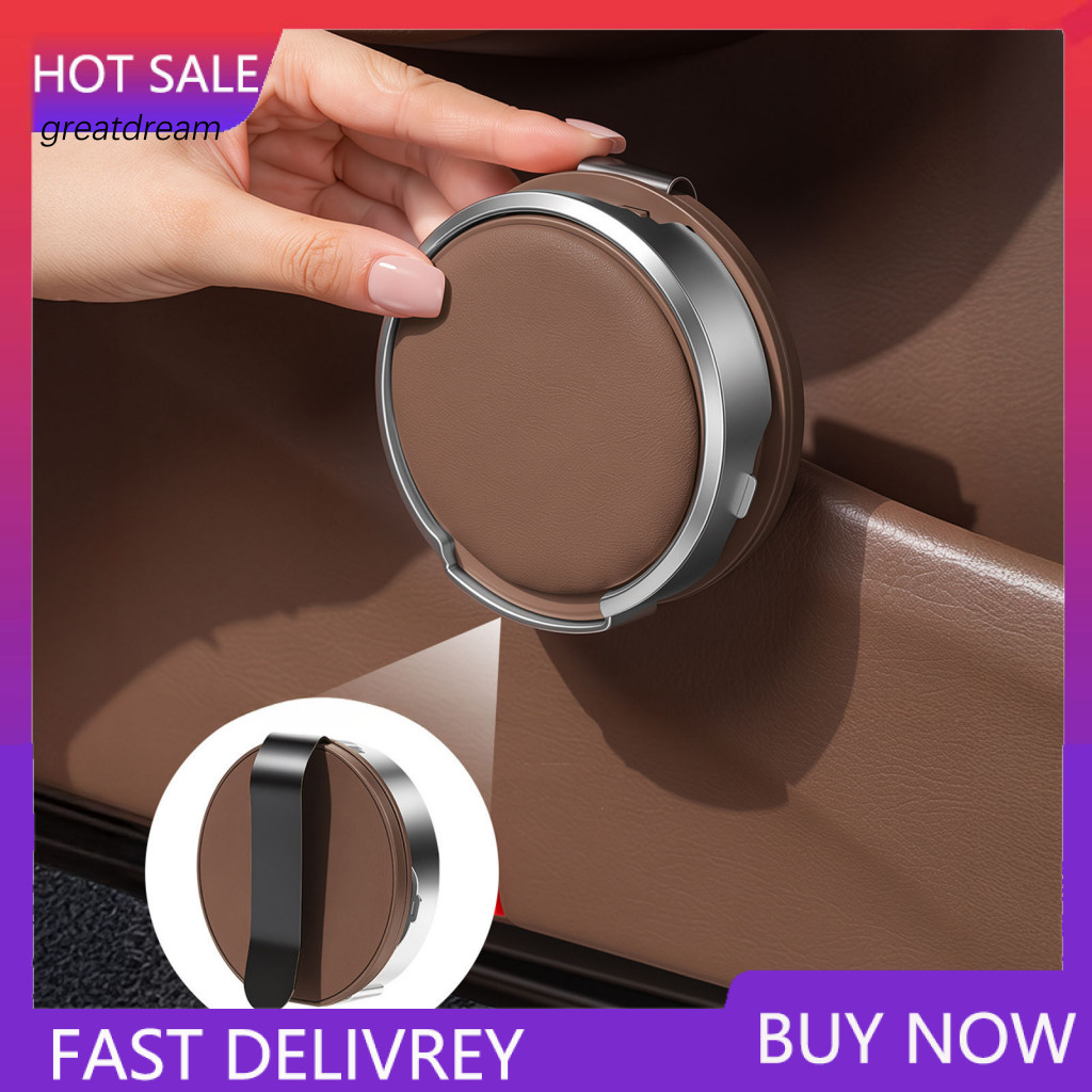 Vehicle Door Storage Pocket Clip-on Cup Holder Universal Foldable Car for Panel – Adjustable Drink Organizer with Mult