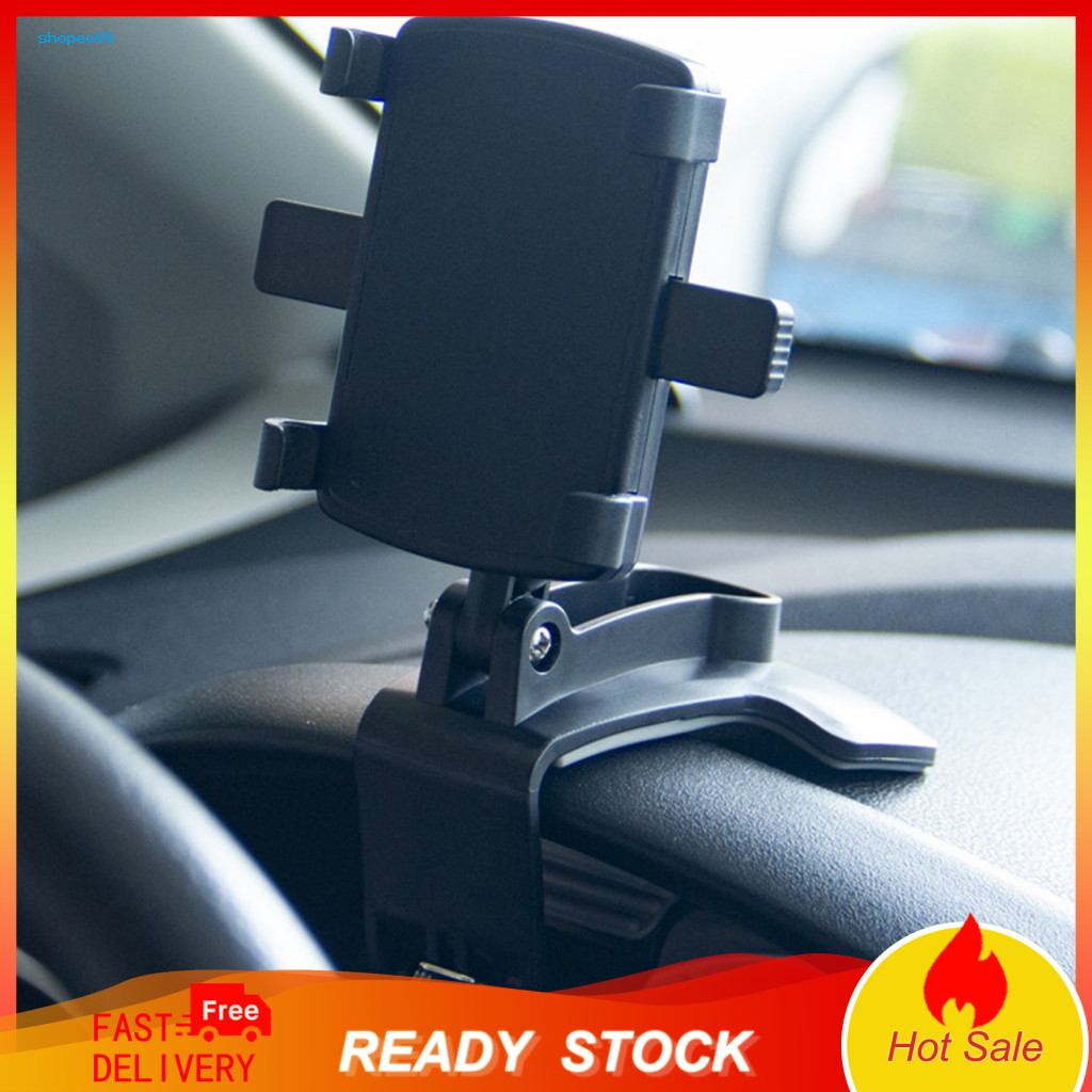 Automotive Phone Stand Rearview Mirror Mount Car Holder 360° Rotation Foldable Dashboard Adjustable Multi-purpose for S