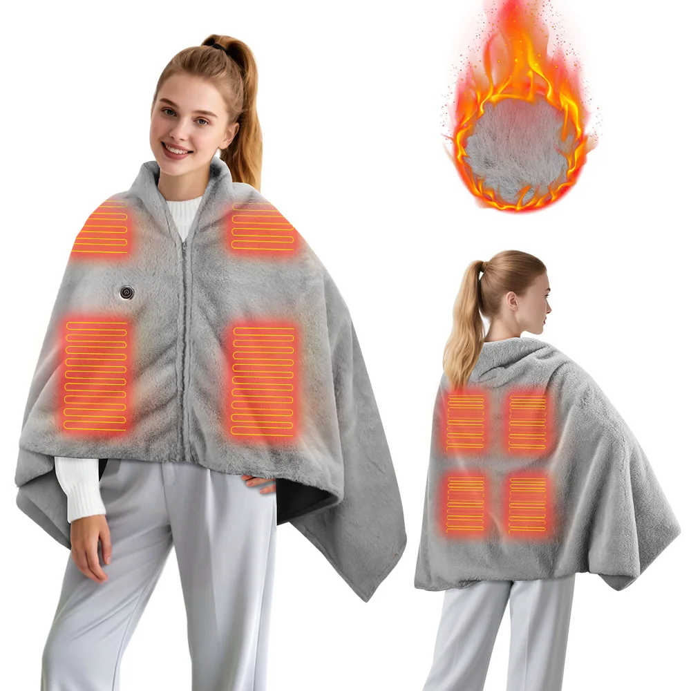 Heated Jacket USB-Powered Multi-Function Electric Sweater Dual-Use for Office and Home Warmth