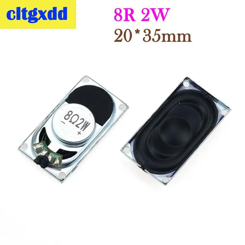 Cltgxdd 1Piece Mini Audio Portable Speakers 2035 2040 3050 8 Ohm 8R 4R 2W Notebook Speaker Square DIY Computer Speaker
