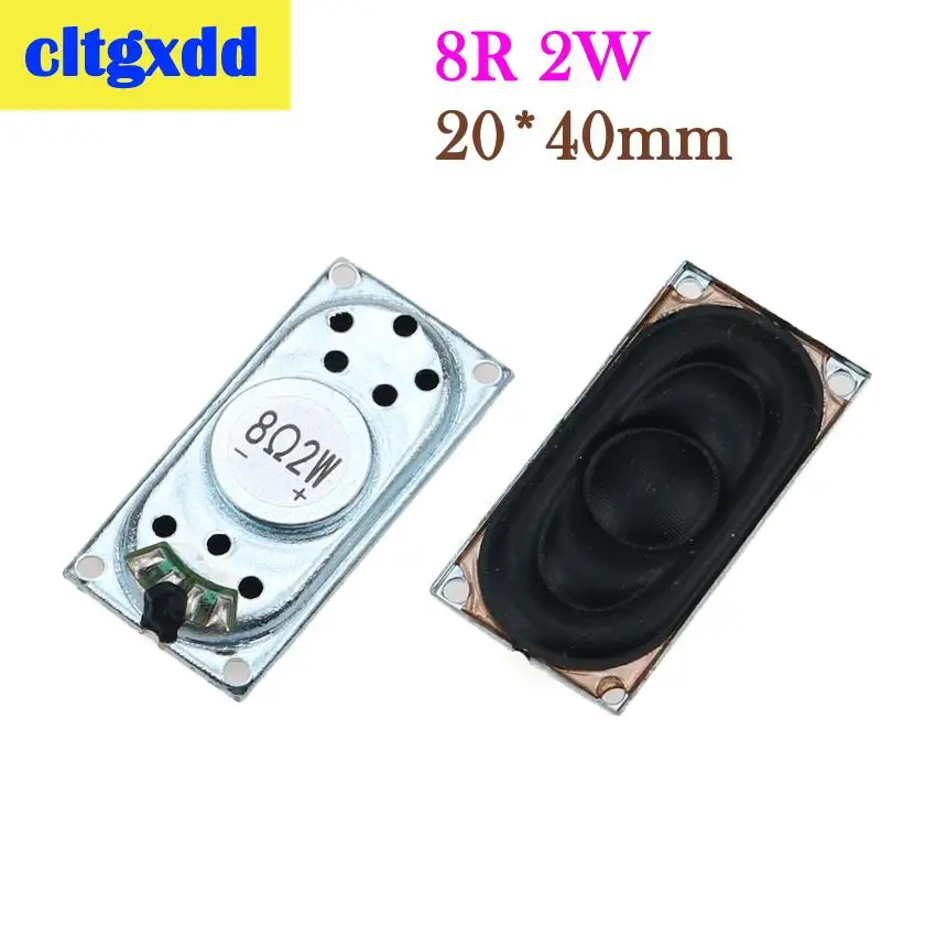 Cltgxdd 1Piece Mini Audio Portable Speakers 2035 2040 3050 8 Ohm 8R 4R 2W Notebook Speaker Square DIY Computer Speaker
