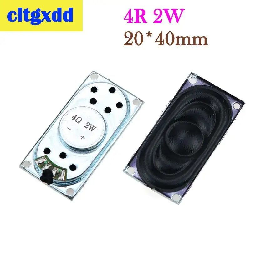 Cltgxdd 1Piece Mini Audio Portable Speakers 2035 2040 3050 8 Ohm 8R 4R 2W Notebook Speaker Square DIY Computer Speaker