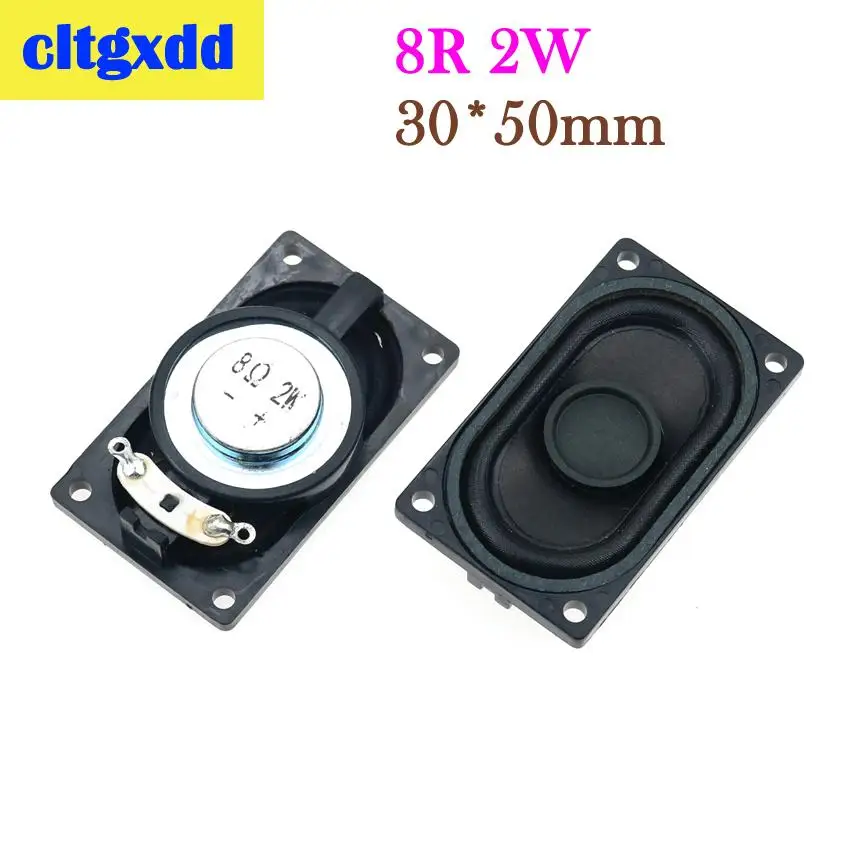Cltgxdd 1Piece Mini Audio Portable Speakers 2035 2040 3050 8 Ohm 8R 4R 2W Notebook Speaker Square DIY Computer Speaker
