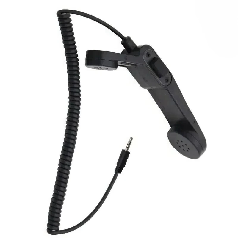 Military Retro Handheld Speaker Telephone Tactical PTT Mic for IPhone Samsung HuaWei Xiaomi 3.5mm Jack Smart Cell Phone H250