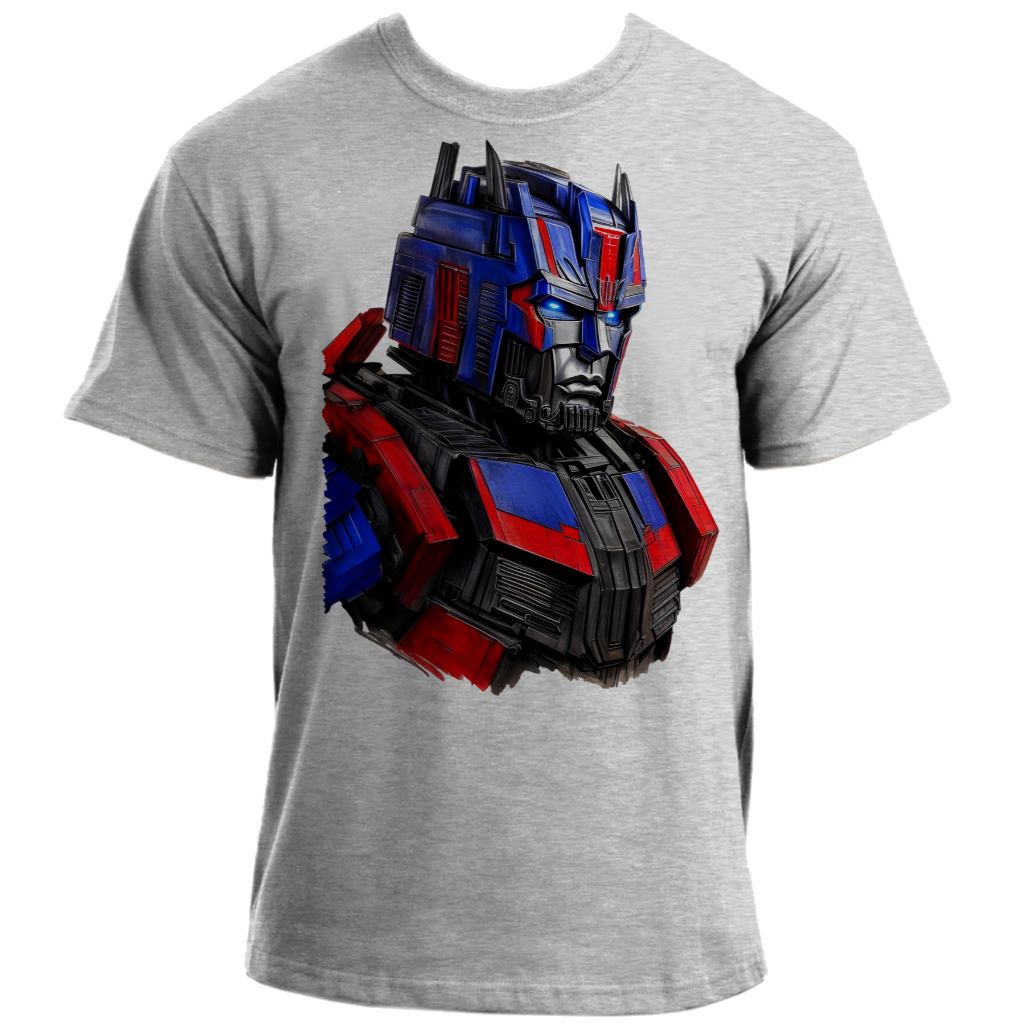 Camiseta infantil ou adulto até Plus size Transformers optimus prime