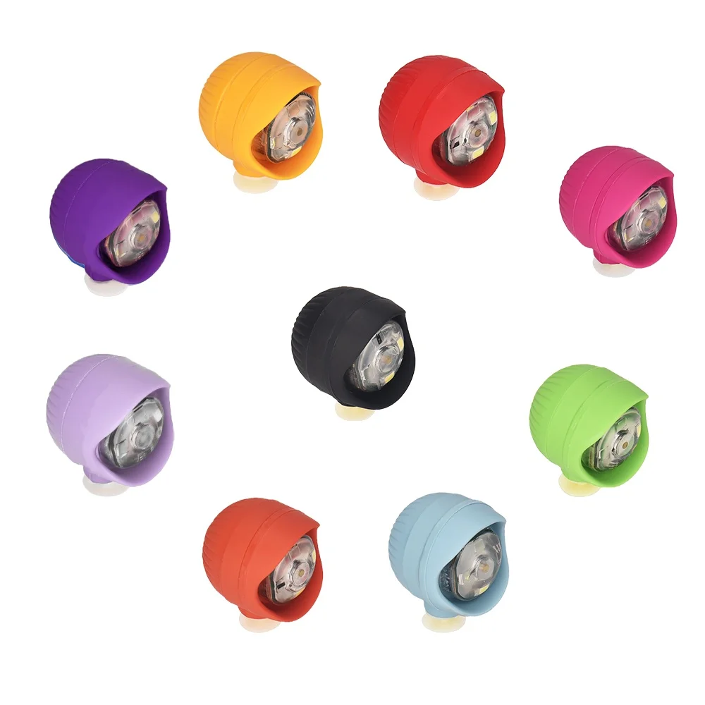 2pcs LED Shoe Lights Charms Sandal Buckle PVC Accessories Clogs Garden Shoes HeadLight 3 Lighting Modes ﻿