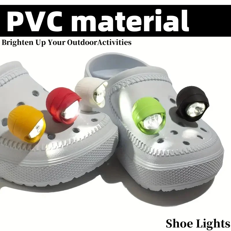 2pcs Shoe Lights - Brighten Up Your Outdoor Activities With The LED Headlight Shoe Light For Night Walking, Bicycle, Christmas,