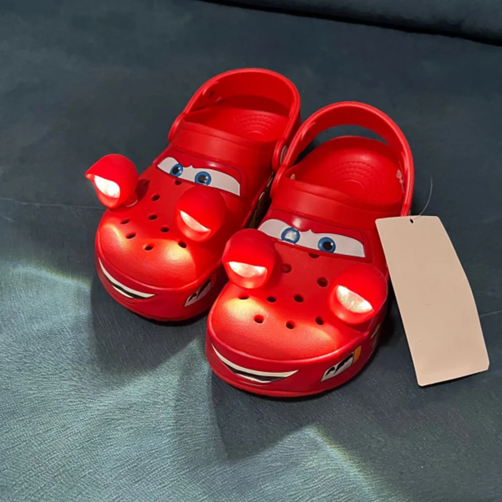 8pcs LED Shoe Lights Charms PVC Sandal Buckle Accessories For Clogs Garden Shoes, 3 Lighting Modes HeadLight Decor